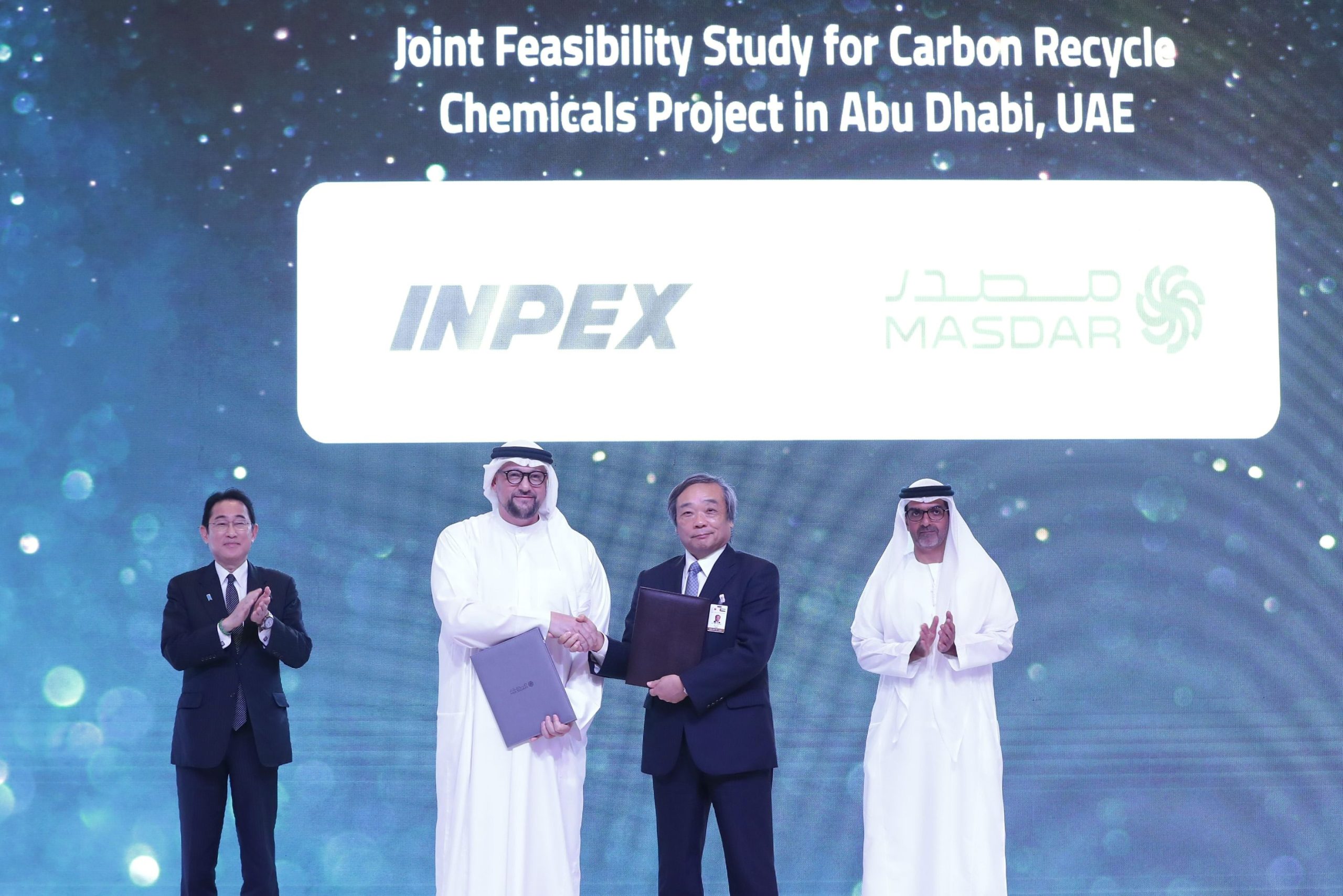Masdar and INPEX to Join Forces to Explore E-methane Production Using Green Hydrogen and CO2 in UAE