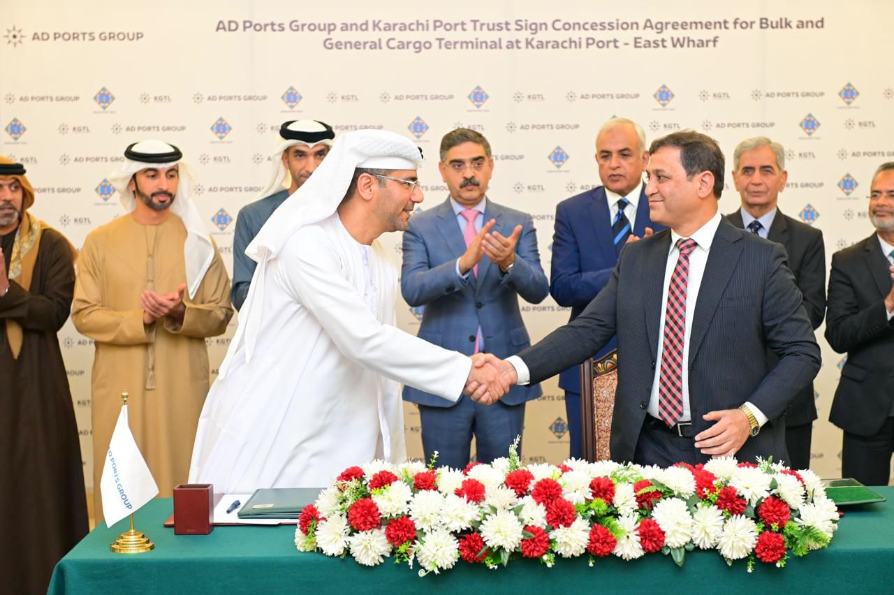 AD Ports Group, Karachi Port Trust extend cooperation through 25-year concession agreement for Bulk and General Cargo Terminal at Karachi Port
