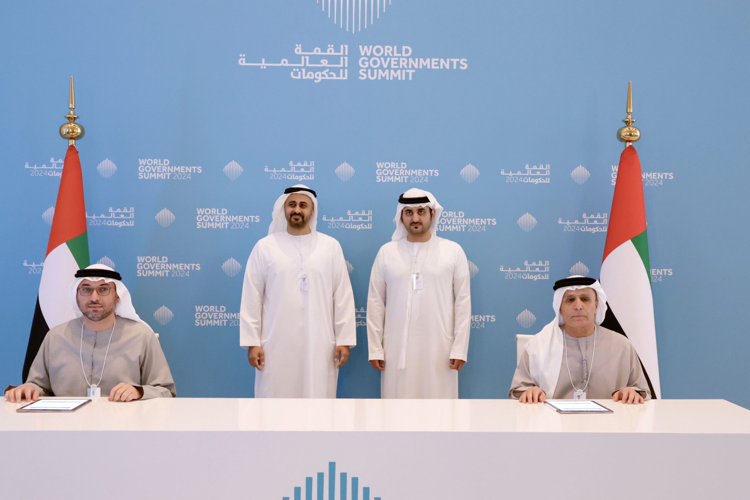 Maktoum bin Mohammed, Theyab bin Mohamed witness signing of MoU between RTA and Etihad Rail at WGS