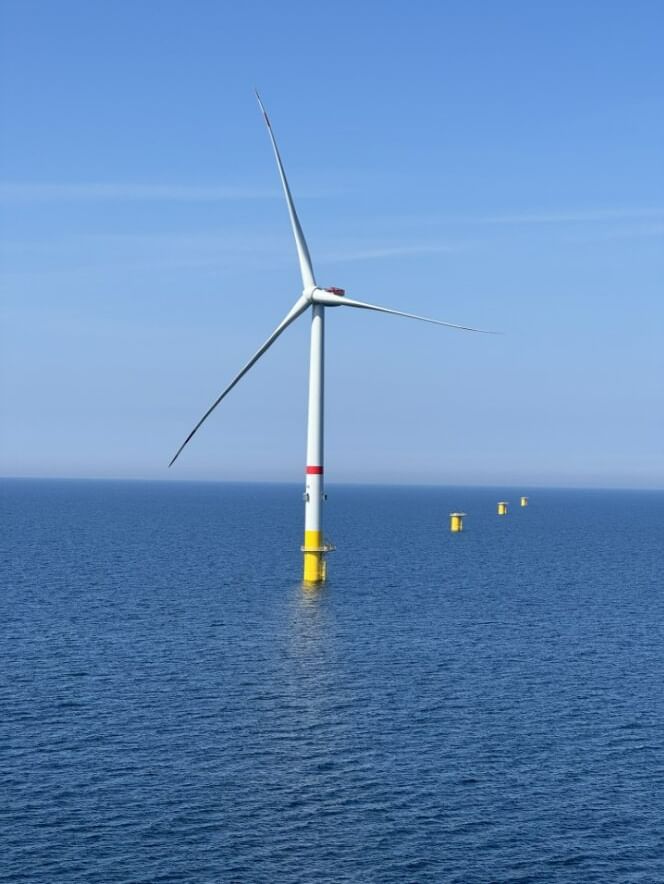 First wind turbine installed at Baltic Eagle offshore wind farm