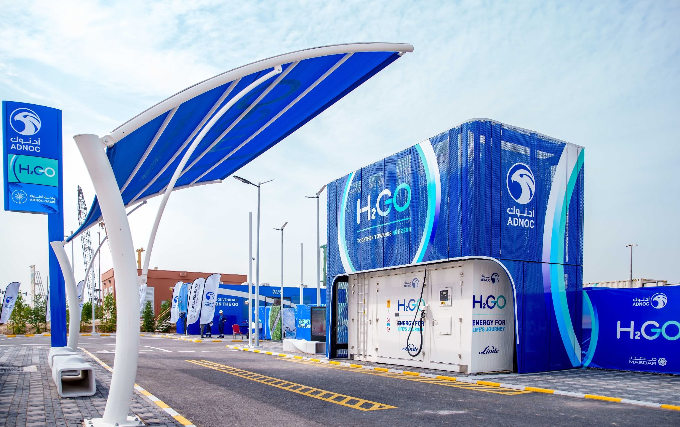 ADNOC opens region’s frst high-speed green hydrogen refueling pilot station