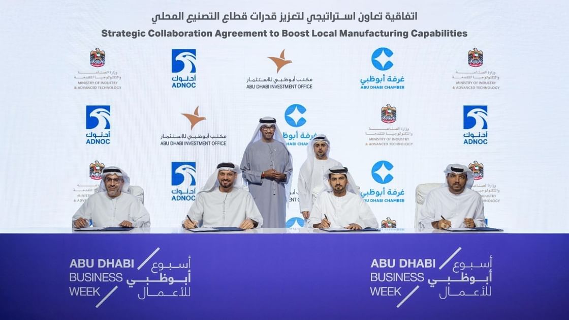 ADNOC partners with local, federal entities to boost local manufacturing capabilities